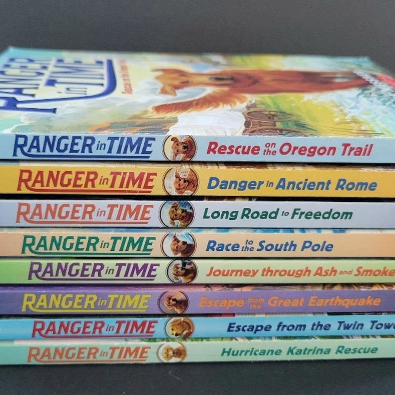 RANGER IN TIME 8 BOOKS BY KATE MESSNER GOLDEN RETRIEVER IN ORDER, NO DUPLICATES