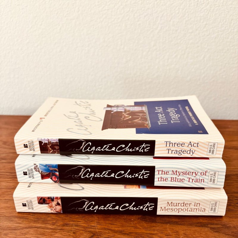 Vintage Agatha Christie Trio