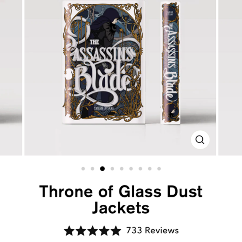 Throne of Glass nerdyink dust jackets only