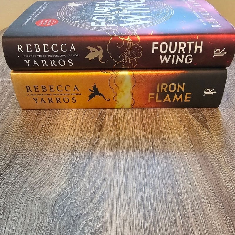 Fourth Wing Holiday Special Edition and Iron Flame Hardcover Bundle