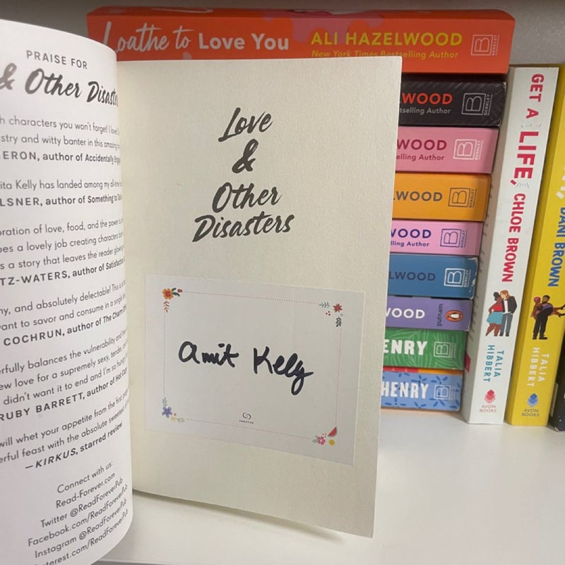 Love and Other Disasters - SIGNED BY THE AUTHOR