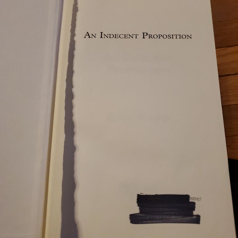 An Indecent Proposition hardcover