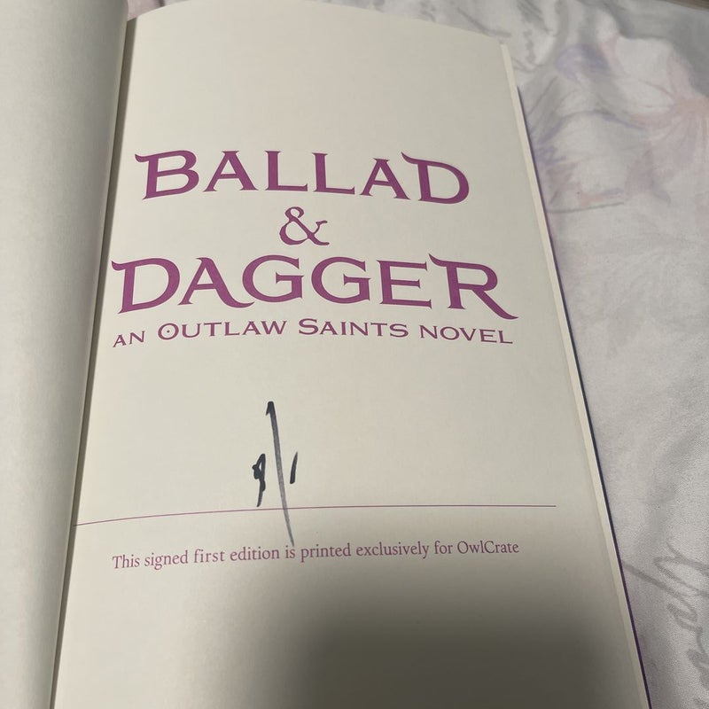 Ballad and dagger