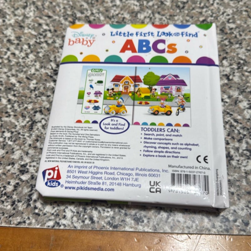 Disney Baby: ABCs Little First Look and Find