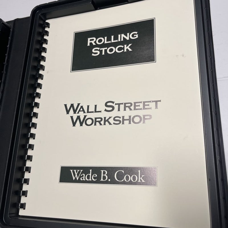 Rolling Stock Wall Street Workshop Softcover Plus 1 VHS Tape By Wade B. Cook