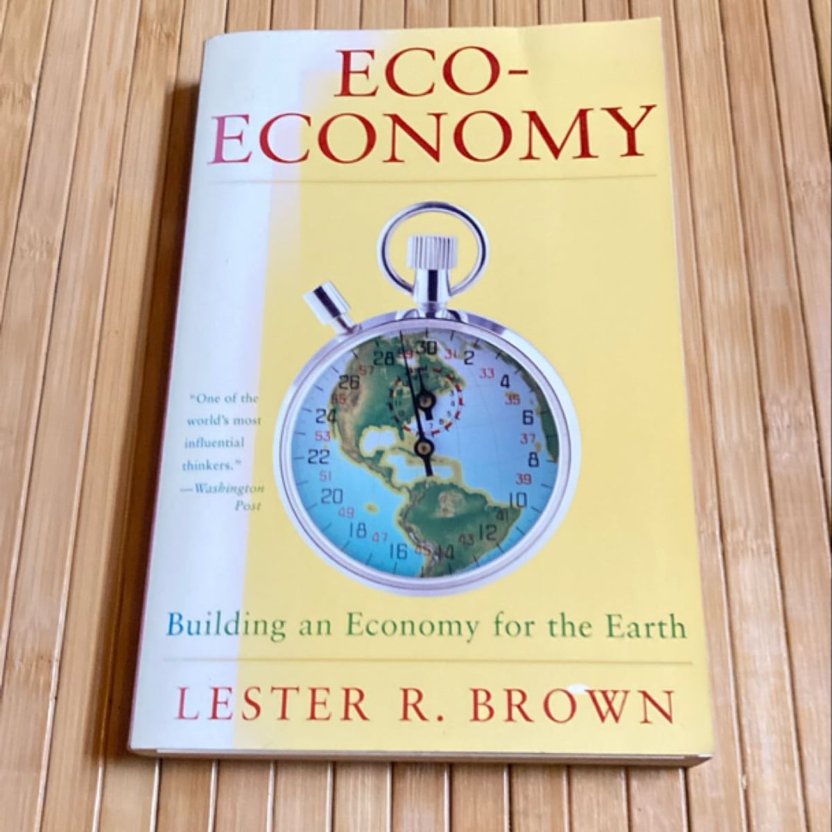 Eco-Economy by Lester R. Brown, Lester Brown