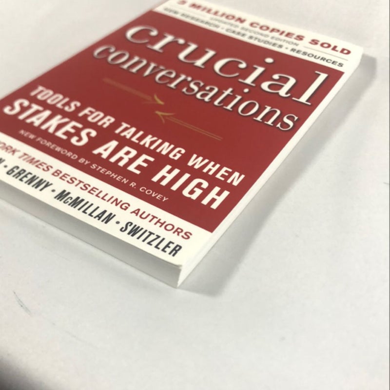 Crucial Conversations Tools for Talking When Stakes Are High, Second Edition