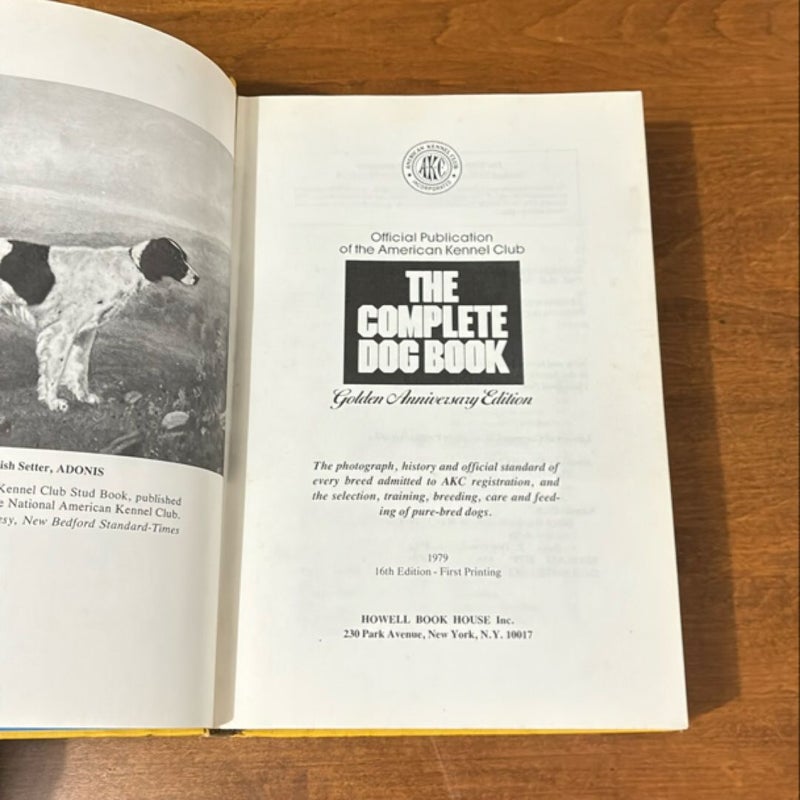 The complete dog book