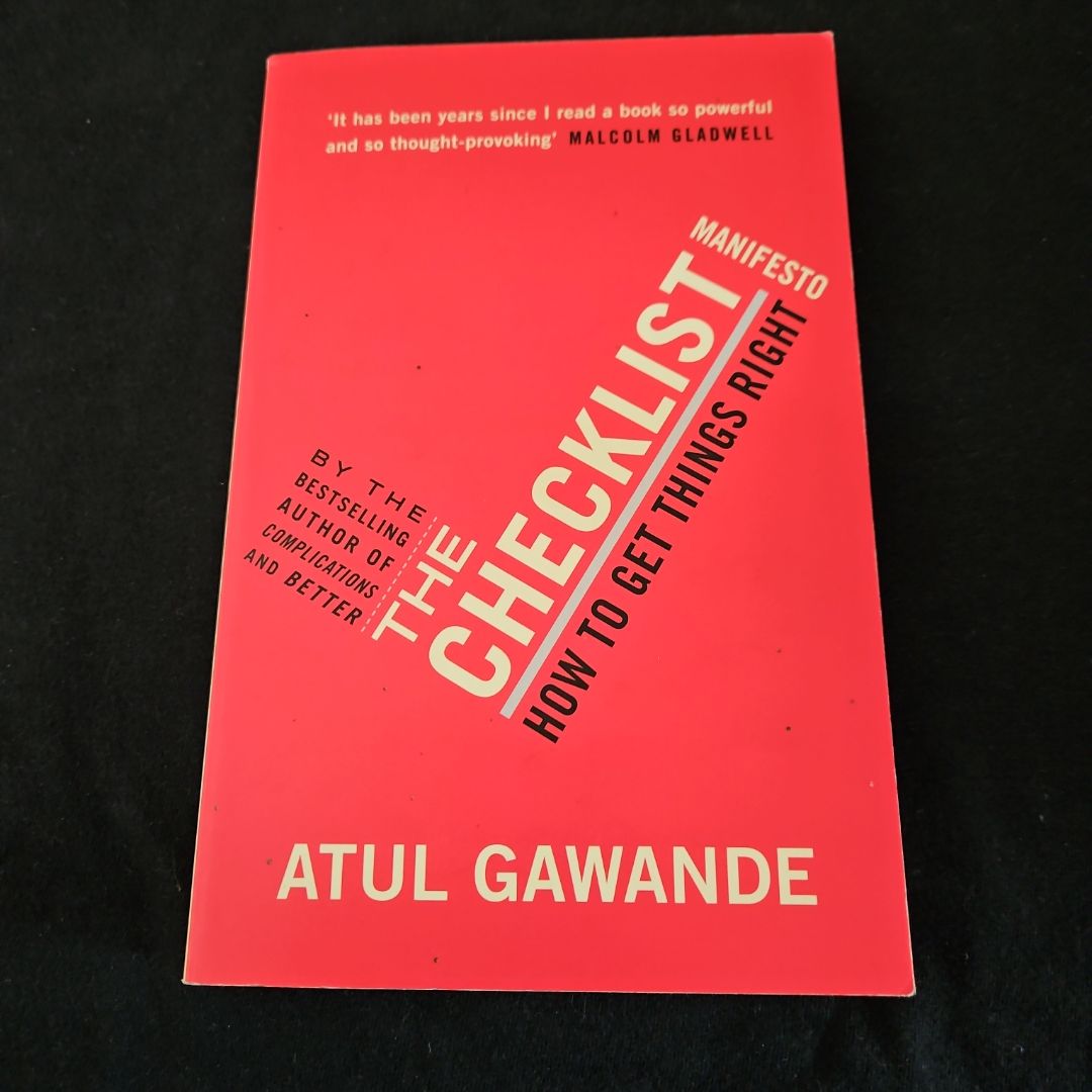 The Checklist Manifesto