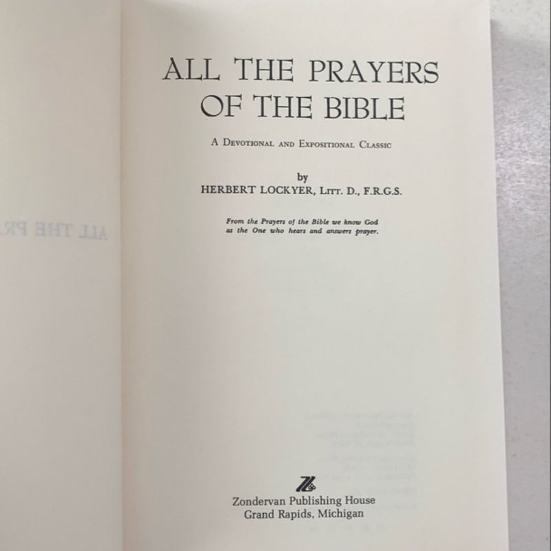 All the Prayers of the Bible