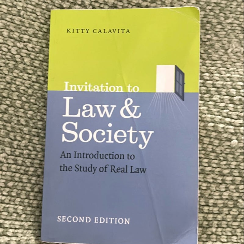 Invitation to Law and Society, Second Edition