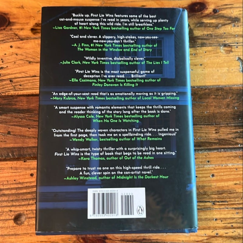 First Lie Wins - Hardcover DJ Reese’s Book Club 
