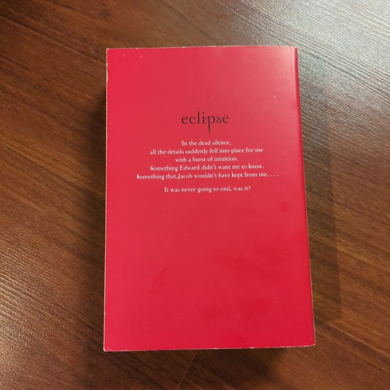 Eclipse :  Twilight book 3