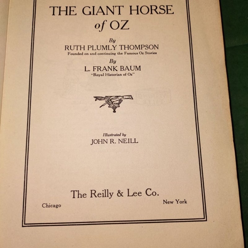 The giant horse of oz 