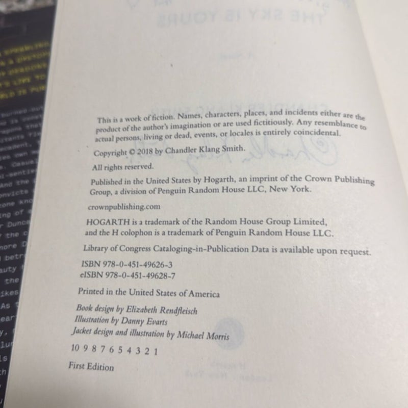 The Sky Is Yours First Edition signed book