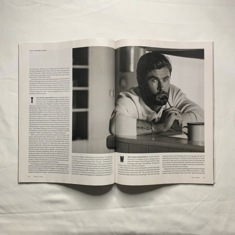 Vanity Fair Chris Hemsworth “Body And Soul” Issue May 2024 Magazine