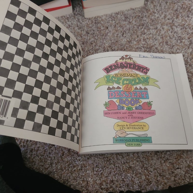 Ben and Jerry's Homemade Ice Cream and Dessert Book