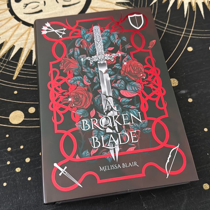 Bookish Box Signed Edition A BROKEN BLADE by outlets Melissa Blair