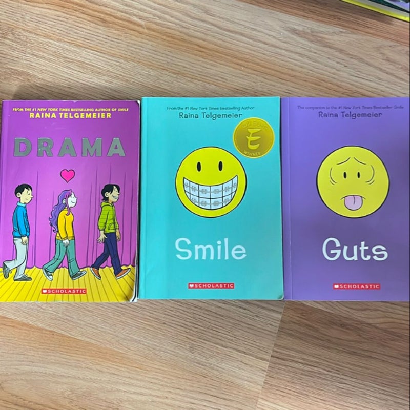 Raina Telgemeier Book Lot 