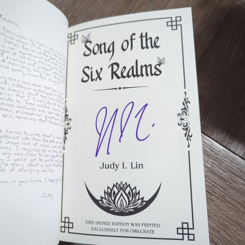 Song of the Six Realms owlcrate special edition