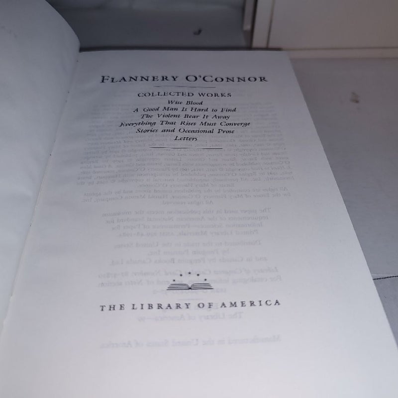 Flannery O'Connor Collected Works The Library of America 