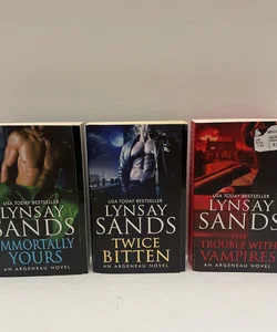 Argeneau Series (3 Book) Bundle : Immortally Yours, Twice Bitten &The Trouble with Vampires 
