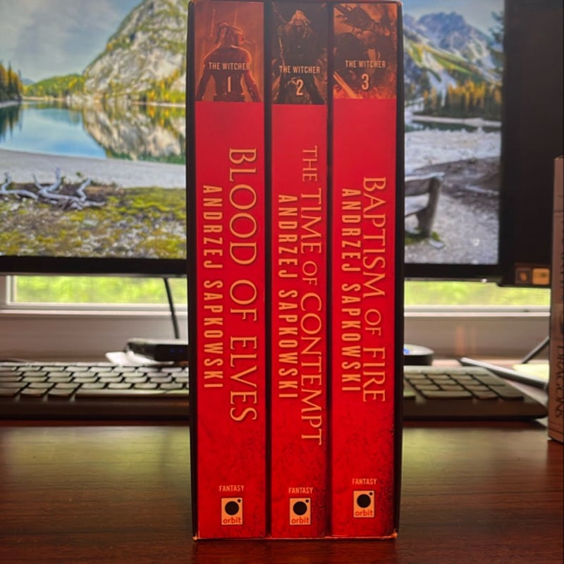 The Witcher Boxed Set: Blood of Elves, the Time of Contempt, Baptism of Fire