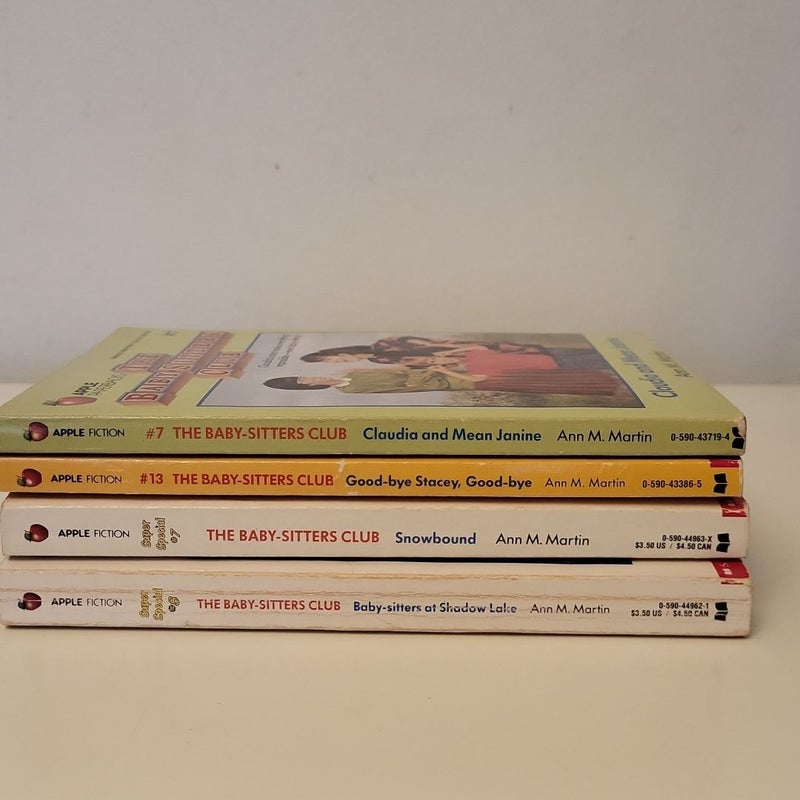 Babysitters Club lot of 4 books
