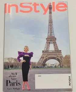  Instyle Carey Mulligan “We’ll Always Have Paris” Issue June 2020 Magazine