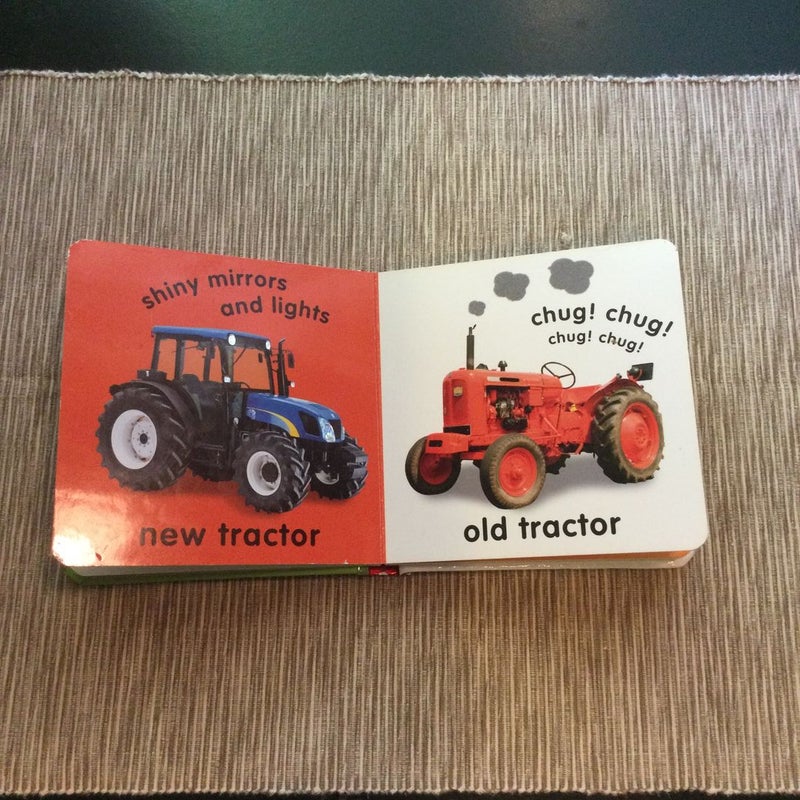 Priddy Baby Lift-The-flap: Farm and Baby Touch  and Feel Tractor