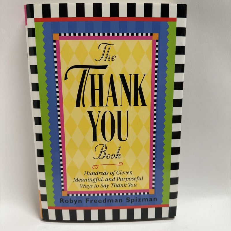 The Thank You Book