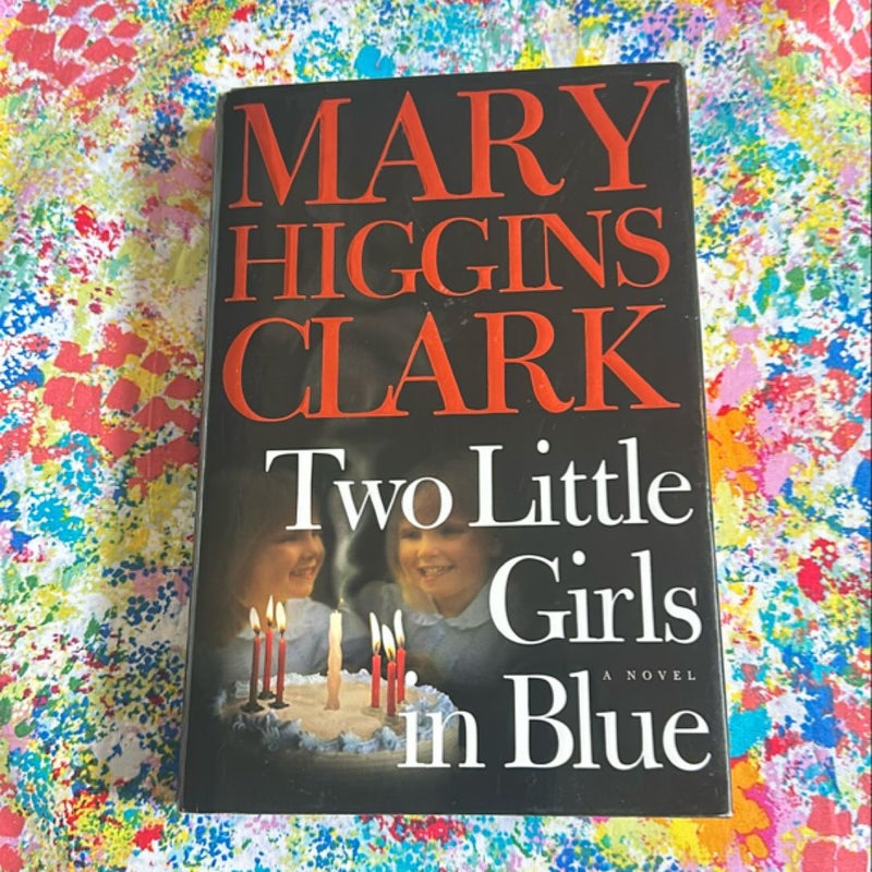 Two Little Girls in Blue