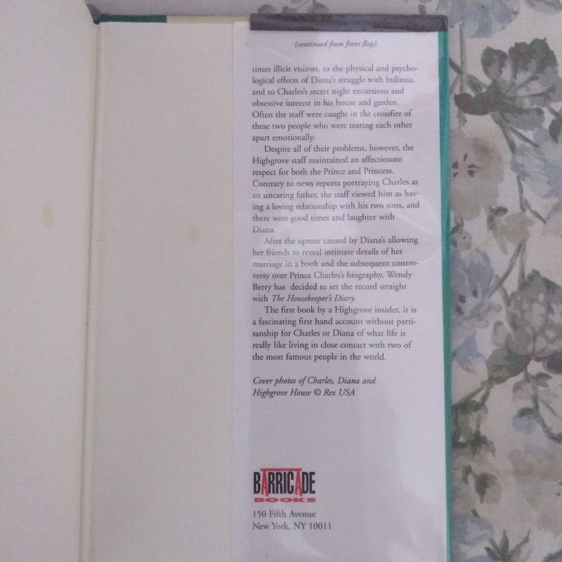 Housekeepers Diary