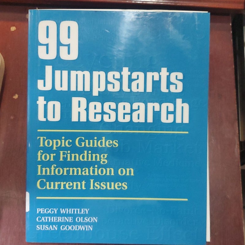 99 Jumpstarts to Research 
