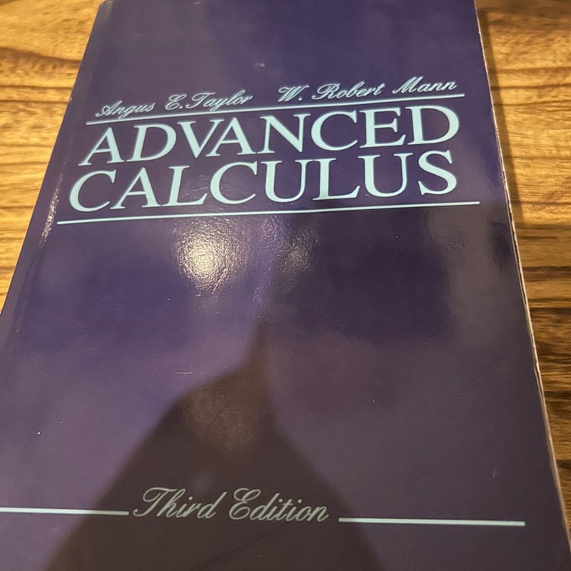 Advanced Calculus