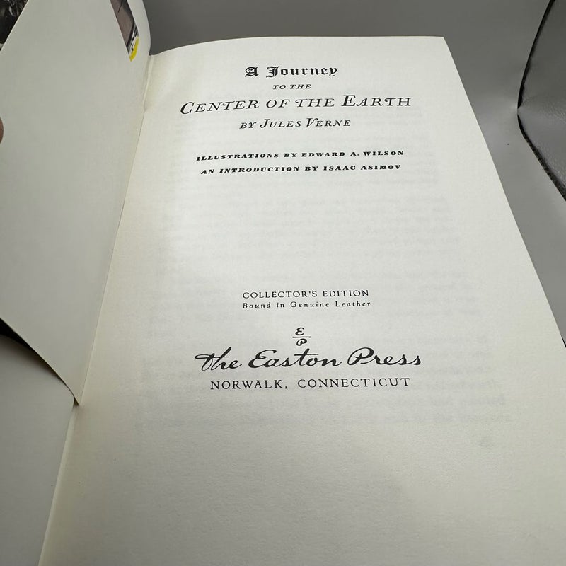 Easton Press Mysterious Island Around World Journey Center Earth 