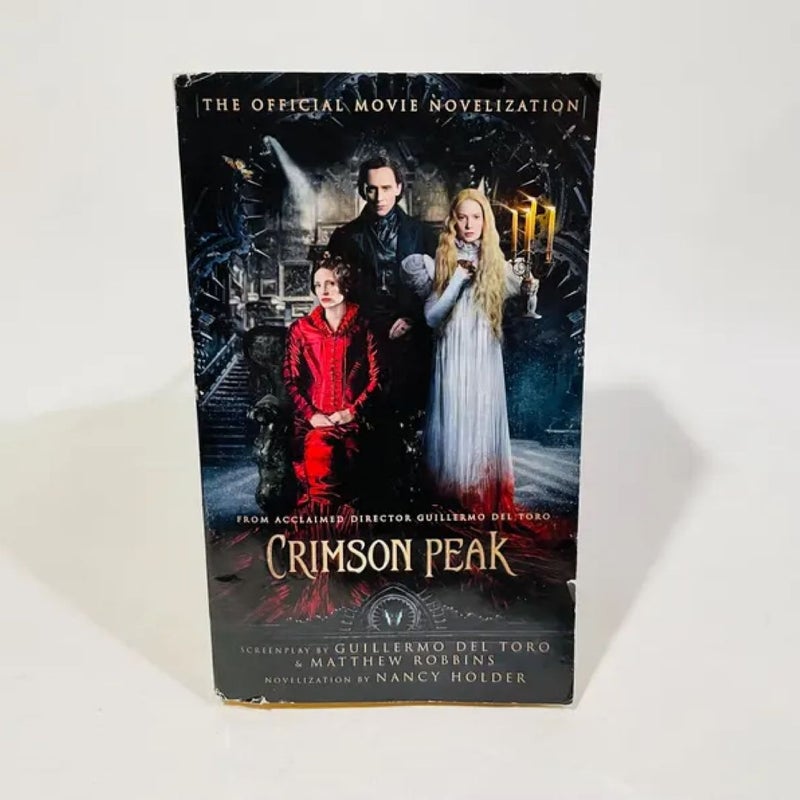 Crimson Peak Film Novelization by Nancy Holder Gothic Horror Paperback Book & Bookmark Set