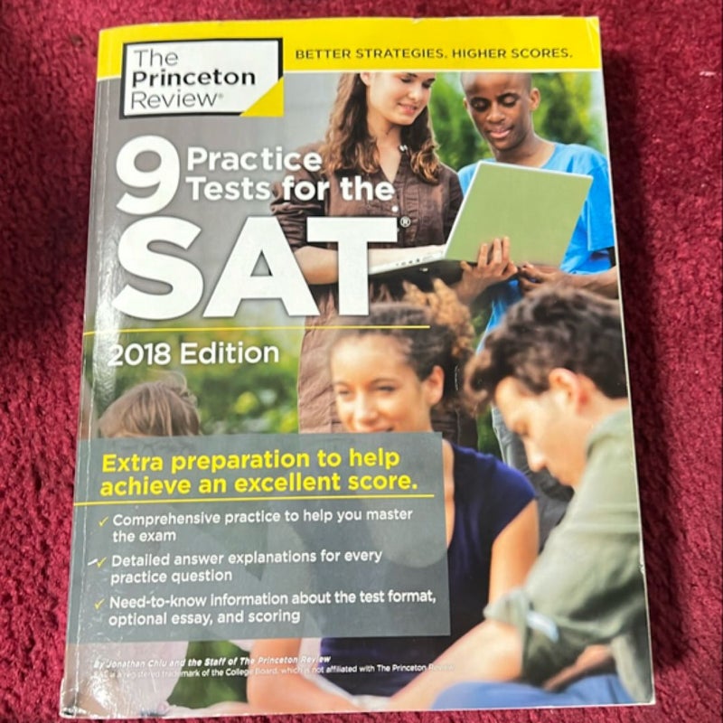 9 Practice Tests for the SAT, 2018 Edition