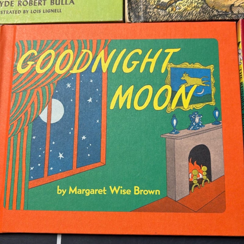 Vtg Lot 5 classic Children’s Books Goodnight Moon
