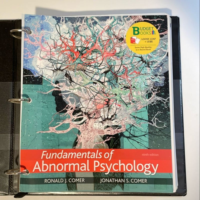 Loose-Leaf Version for Fundamentals of Abnormal Psychology