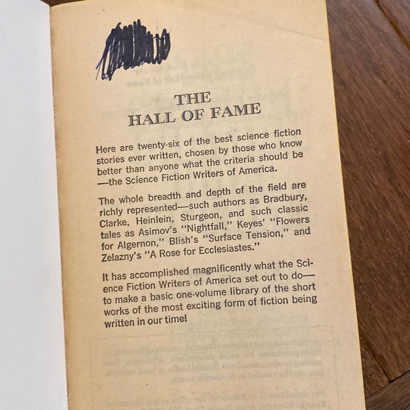 The Science Fiction Hall of Fame