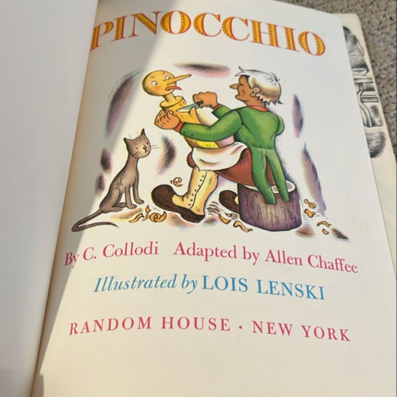 Adventures of Robin Hood and Pinocchio *1950s 2-in-1