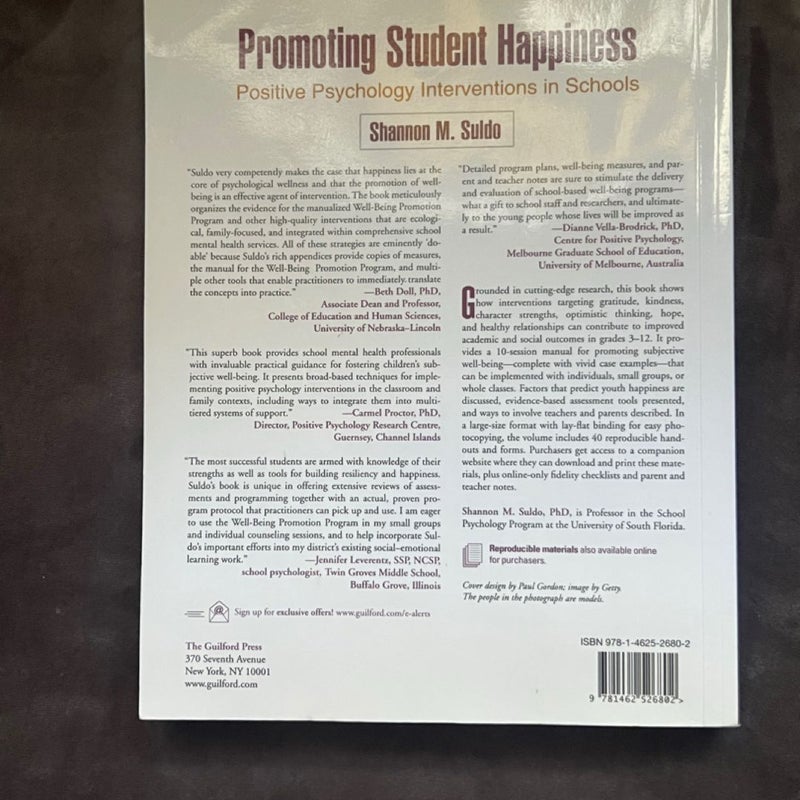 Promoting Student Happiness