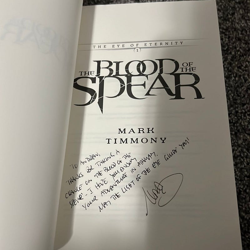 The Blood of the Spear (Signed)