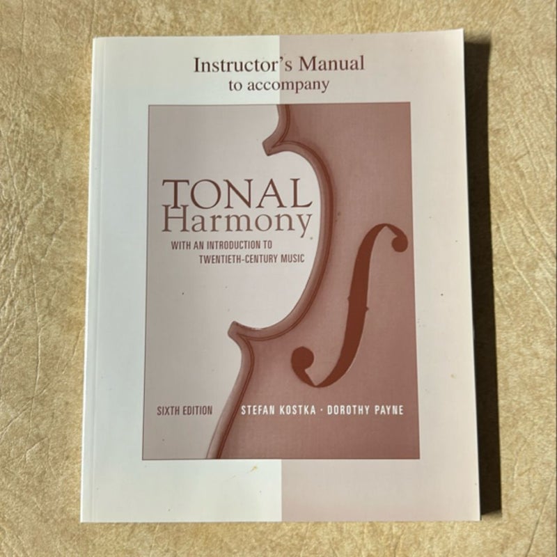Tonal Harmony