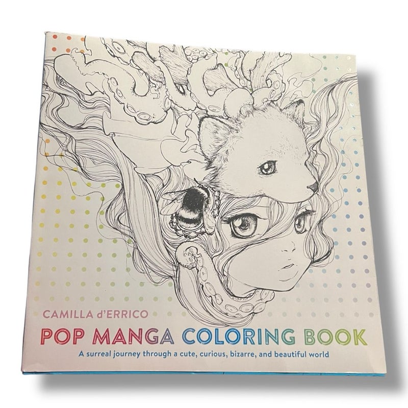 Pop Manga Coloring Book