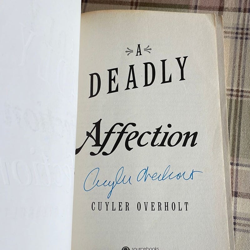 A Deadly Affection AUTOGRAPH COPY