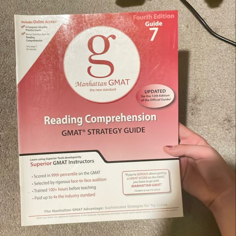 Reading Comprehension GMAT Preparation Guide