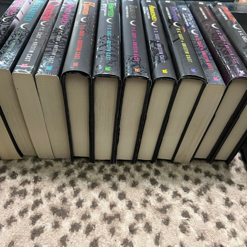 COMPLETE House of Night Series #1-12