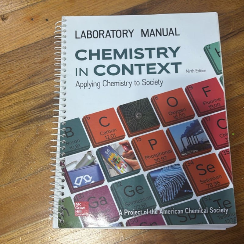Laboratory Manual for Chemistry in Context